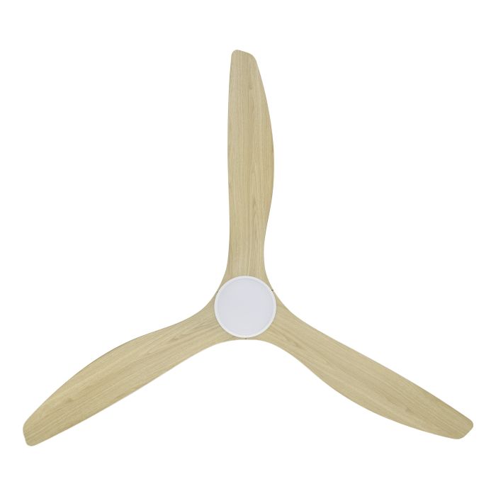 SURF 72 DC FAN LED TRI-COL OAK/WHT