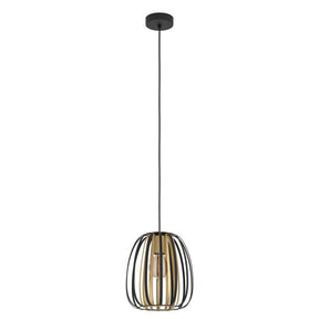 ENCINITOS H/L 1X40W E27 BLK/GLD SML