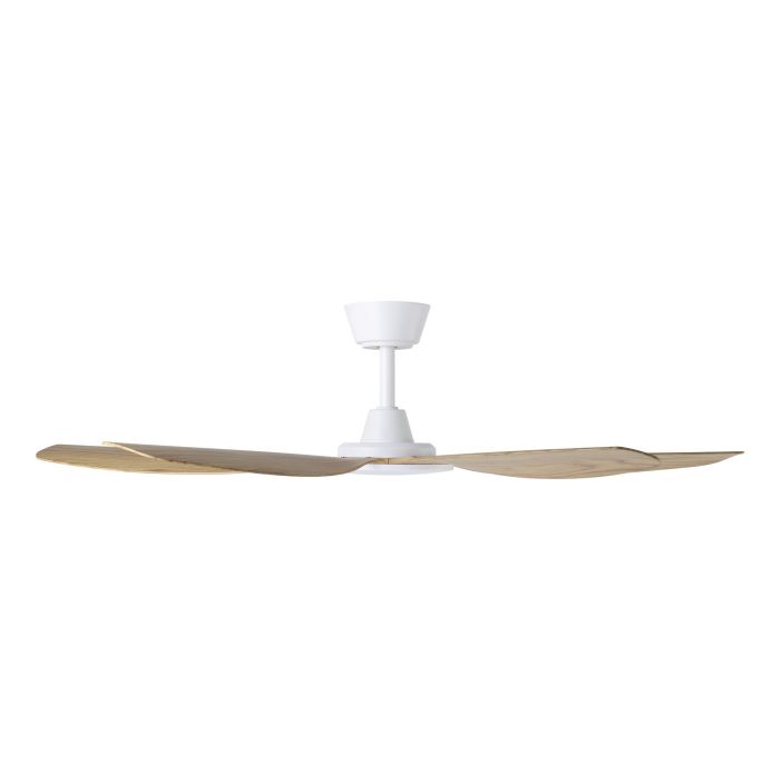 MIAMI 52 DC FAN WHT/BLACKBUTT