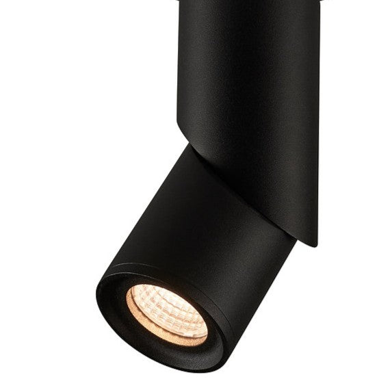 18W GIMBLE SURFACE MOUNT BLACK S89