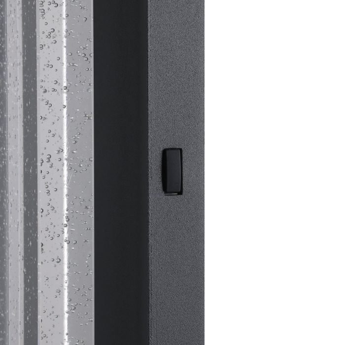 VILLAGRAZIA 2 EXT W/L 6.7W LED TRI-COL BLK 400