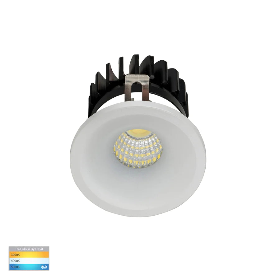 Niche White 3W Round Mini Recessed Downlight - downlight - Lux Lighting