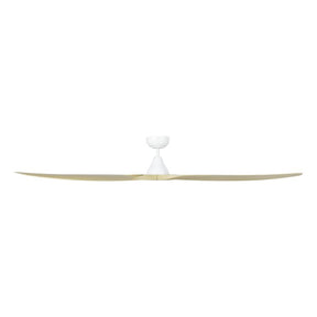 SURF 72 DC FAN OAK/WHT