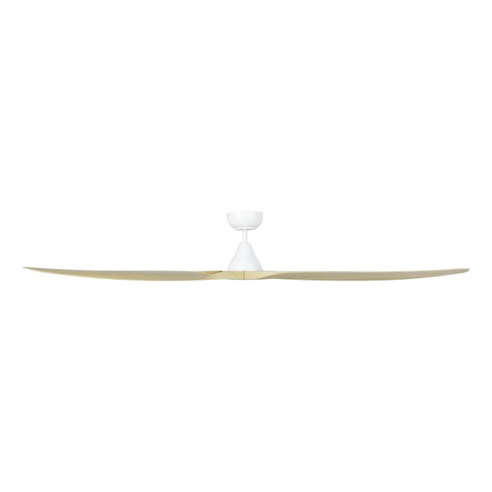 SURF 72 DC FAN OAK/WHT