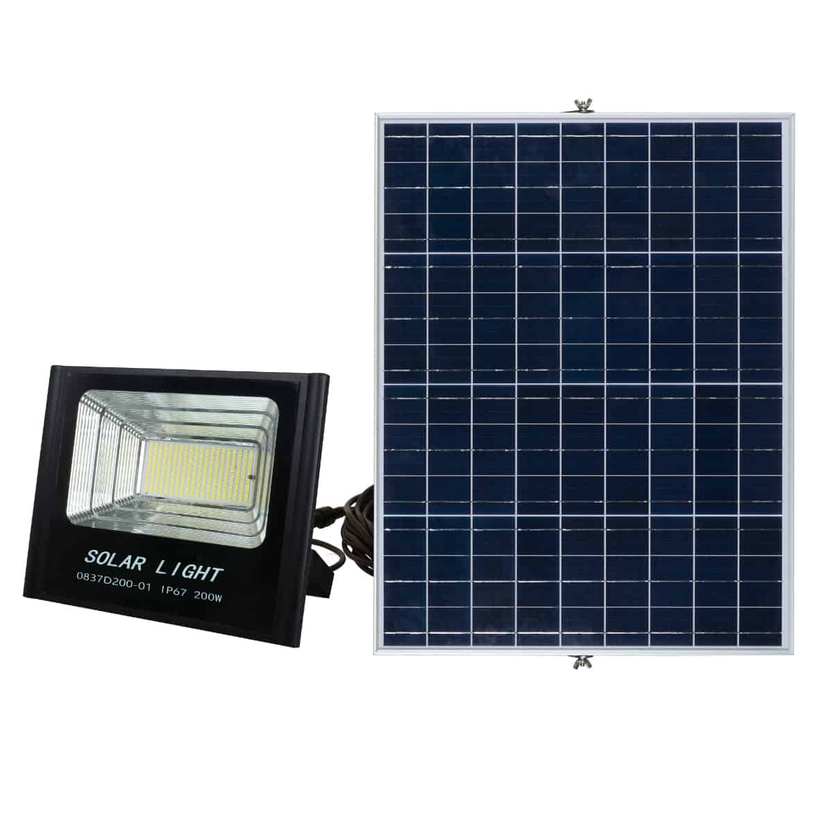 Led Solar Flood 200w 6k B