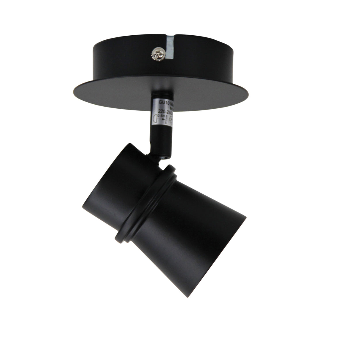 Yarra 1 Interior Wall Light BLACK - wall light - Lux Lighting