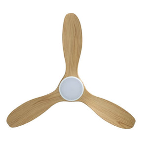 NOOSA 52 DC FAN 18W LED TRI-COL WHT/BLACKBUTT