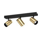 CUMARIBO SP 3X5W GU10 LED 4000K Brass / Black - wall light - Lux Lighting