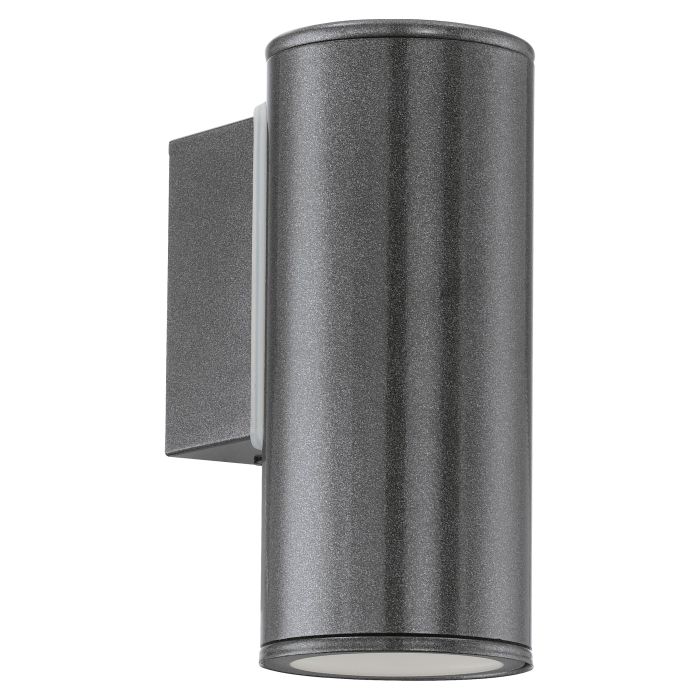 Riga Led Exterior Wall Light 1x3w Gu10 Led 3000k Anth - outdoor wall light - Lux Lighting