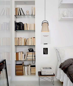 LEGNA Pendant Es Natural Oak Ellipse - pendant - Lux Lighting