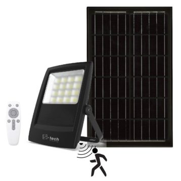 60W Solar/LED Sensor Flood Light with remote control