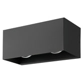 *LESMO EXT W/L 11.2W LED 3000K BLK
