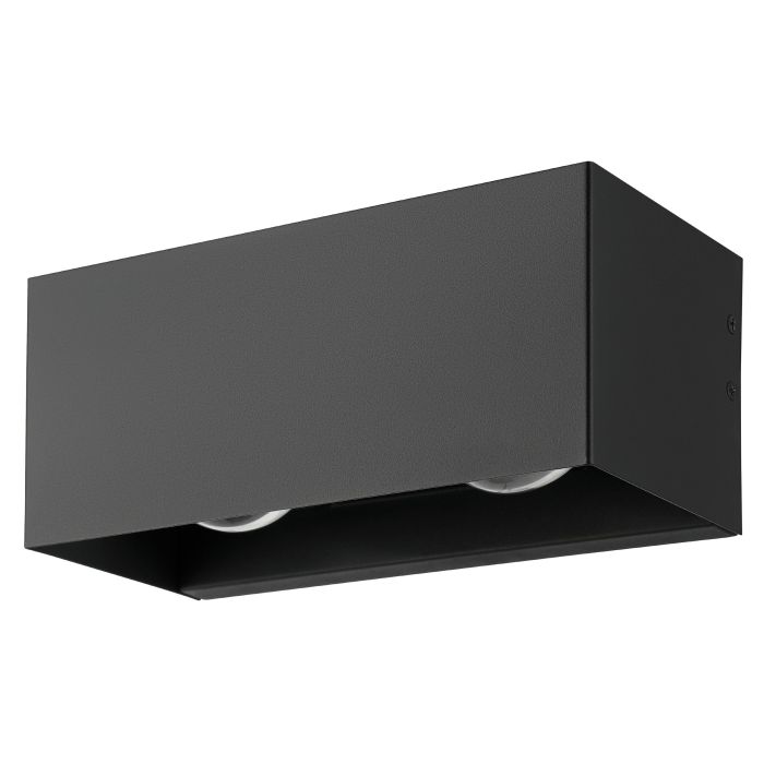 *LESMO EXT W/L 11.2W LED 3000K BLK