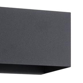 *LESMO EXT W/L 11.2W LED 3000K BLK