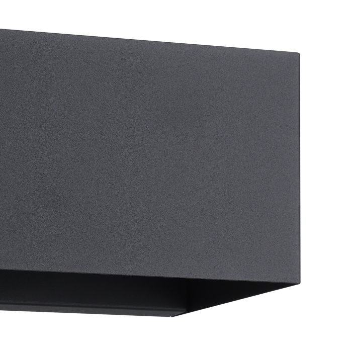 *LESMO EXT W/L 11.2W LED 3000K BLK