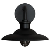 Cuscus Bubble Glass 240mm Exterior Wall Light 5W LED Tri Colour Non Dimmable Black IP65