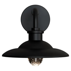 Cuscus Bubble Glass 240mm Exterior Wall Light 5W LED Tri Colour Non Dimmable Black IP65