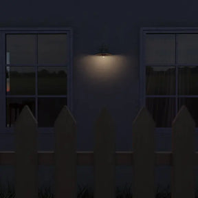 Cuscus Bubble Glass 240mm Exterior Wall Light 5W LED Tri Colour Non Dimmable Black IP65