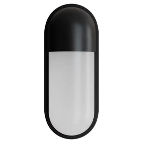 Drift 10W LED Tri-Colour Bunker Exterior Wall Light Non Dimmable Tri Colour Black IP65