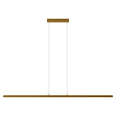 Calibo Aeris 1500mm Slimline Fluted LED Linear Pendant - Gold