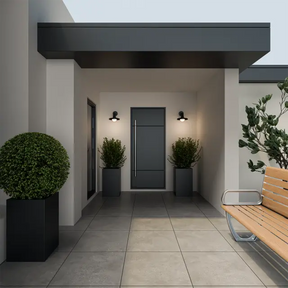 Eyrie E27 Hampton Exterior Wall Light Black IP65