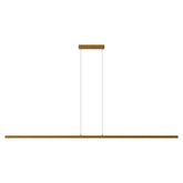 Calibo Aeris 2000mm Slimline Fluted LED Linear Pendant - Gold