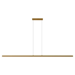 Calibo Aeris 2000mm Slimline Fluted LED Linear Pendant - Gold