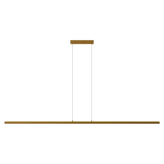 Calibo Aeris 2000mm Slimline Fluted LED Linear Pendant - Gold