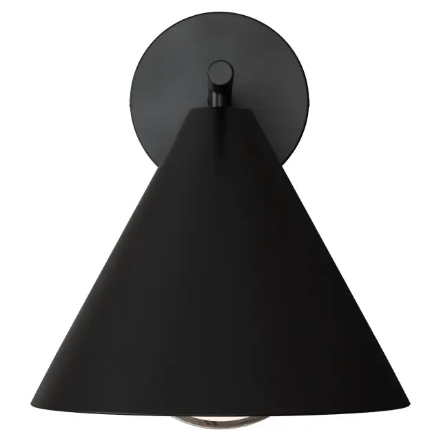 Becard E27 Cone Exterior Modern Coach Wall Light Black IP65