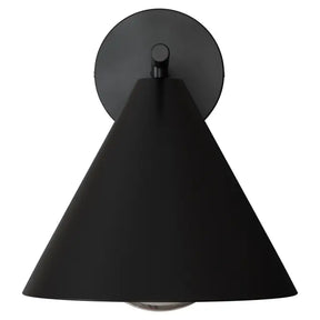 Becard E27 Cone Exterior Modern Coach Wall Light Black IP65