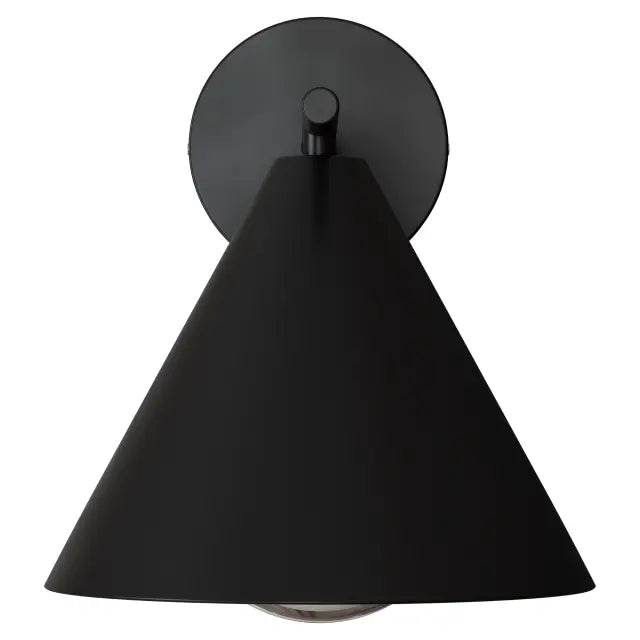 Becard E27 Cone Exterior Modern Coach Wall Light Black IP65