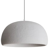 Calibo Passerine Wabi Sabi 500mm Textured Dome Pendant - White