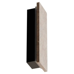 Orville Backlit Travertine 300mm Wall Light 7W LED Tri color Non Dimmable IP65
