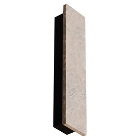 Orville Backlit Travertine 450mm Wall Light 12W LED Tri color Non Dimmable IP65