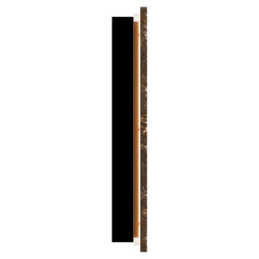 Orville Backlit Travertine 450mm Wall Light 12W LED Tri color Non Dimmable IP65