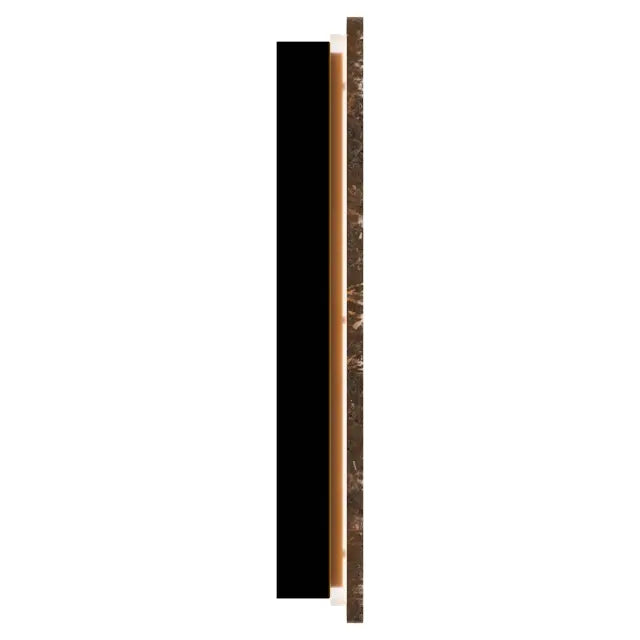 Orville Backlit Travertine 450mm Wall Light 12W LED Tri color Non Dimmable IP65