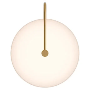 Bower R3 Medium Round Alabaster (250mm) Backlit LED Wall Light 5W non Dimmable IP20