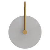 Bower R3 Small Round Alabaster (200mm) Backlit LED Wall Light 5W non Dimmable Ip20