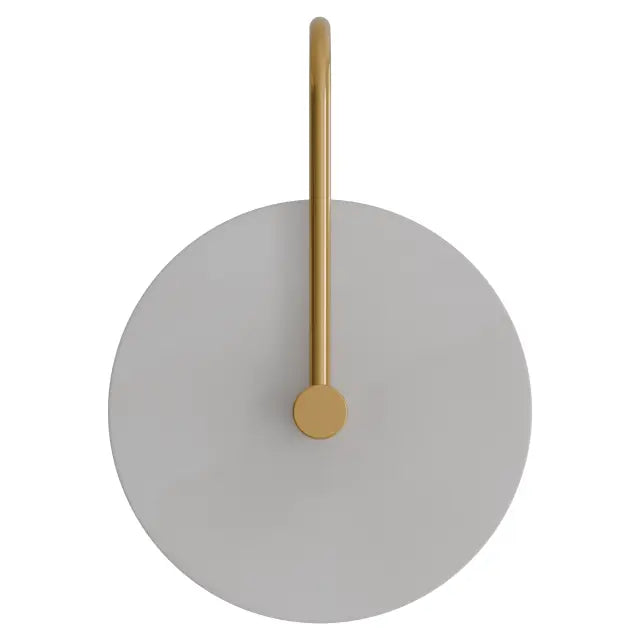 Bower R3 Small Round Alabaster (200mm) Backlit LED Wall Light 5W non Dimmable Ip20
