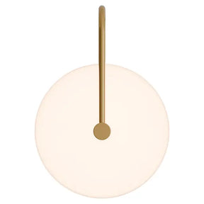 Bower R3 Small Round Alabaster (200mm) Backlit LED Wall Light 5W non Dimmable Ip20