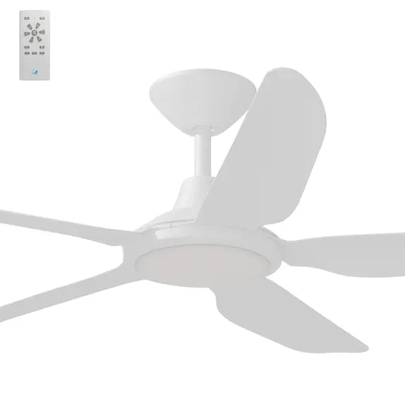Storm DC 48" White All ABS - LED CCT 18W Light