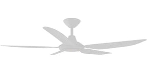 Storm DC 48" White All ABS - LED CCT 18W Light