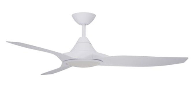Cloudfan 48 White with LED light - Ceiling Fan - Lux Lighting