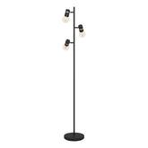 LURONE F/L 3X10W E27 BLK/GLD