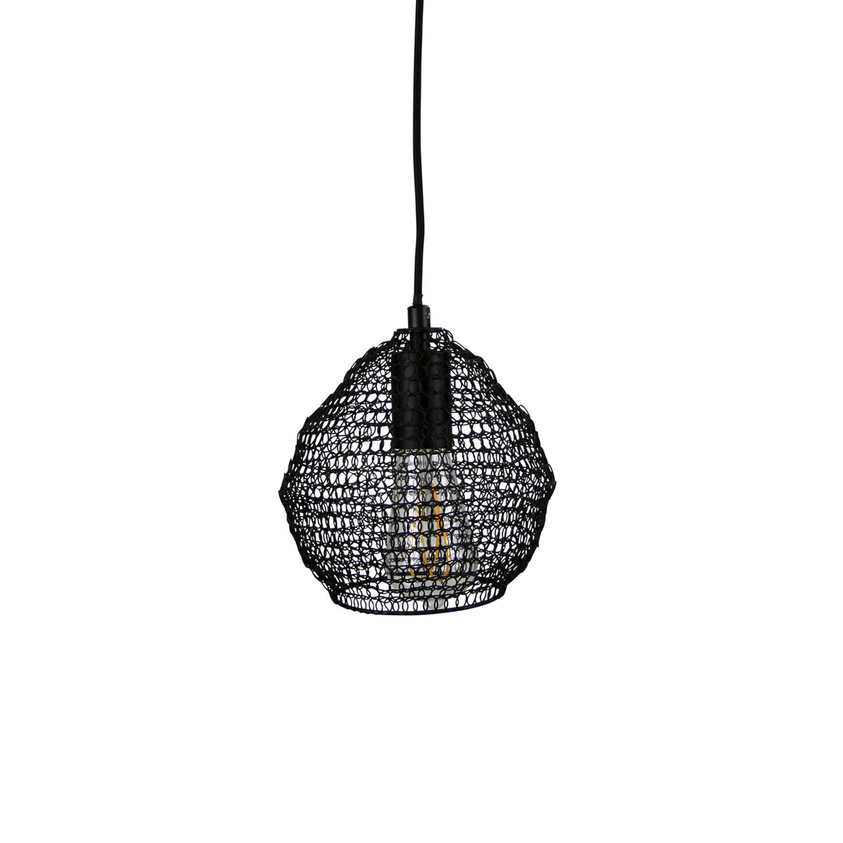 Mudag.20 Small Mesh Pendant BLACK - pendant - Lux Lighting