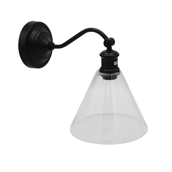 ABBY WALL SCONCE - BLACK