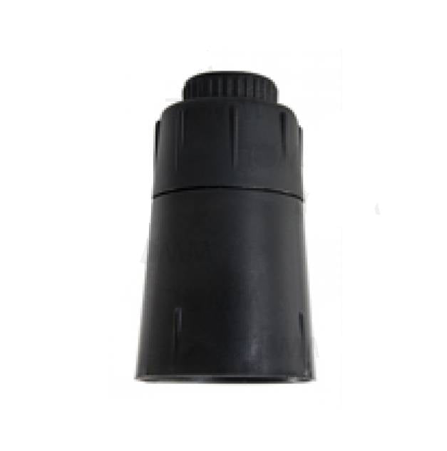 BLACK BC UNSWITCHED 10mm LAMPHOLDER