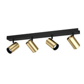 CUMARIBO SP 4X5W GU10 LED 4000K BRS MATT/BLK