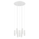BERNABETA H/L 10X5W LED 4000K WHT ROUND
