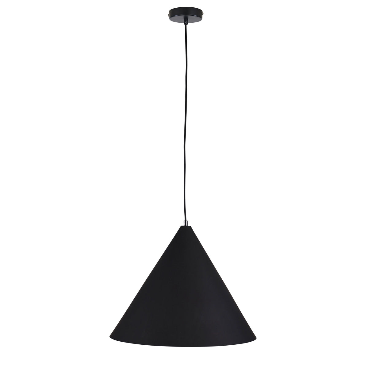 CONE 45 Single Pendant Black